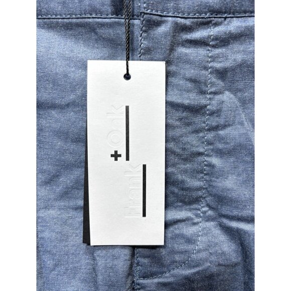 Frank & Oak Men's Large Swimming Trunks Swim Shorts Blue - Picture 2 of 9